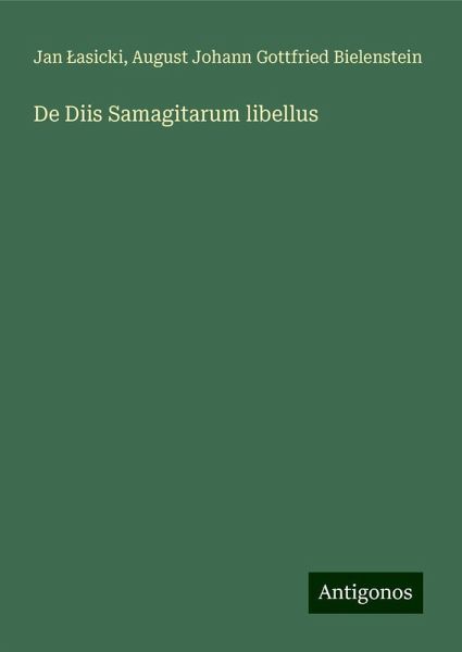 De Diis Samagitarum libellus