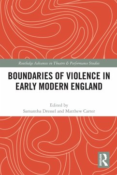 Cover Boundaries of Violence in Early Modern England