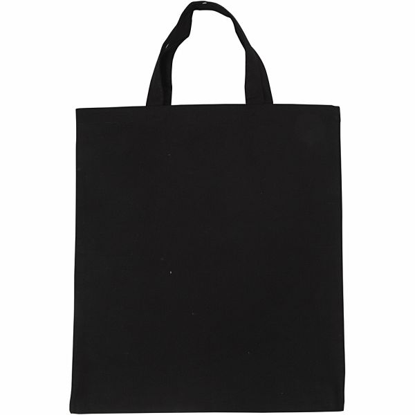 Creativ Company Tragetasche , Größe 38x42 cm, 135 g, Schwarz, 1 Stk Creativ Company Tragetasche , Größe 38x42 cm, 135 g, Schwarz, 1 Stk
