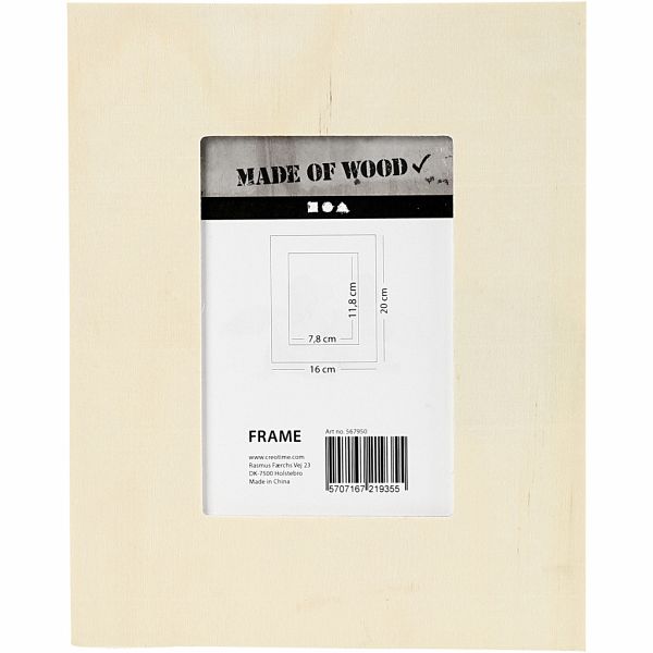 Creativ Company Rahmen, Größe 20x16 cm, 1 Stk Creativ Company Rahmen, Größe 20x16 cm, 1 Stk