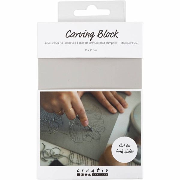 Creativ Company Stempelblock, 10x15 cm, Hellgrau, 1 Stk