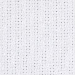Cover Creativ Company Aida-Stoff, Größe 50x50 cm, 70 Kästchen pro 10 cm, Weiß, 1 Stk