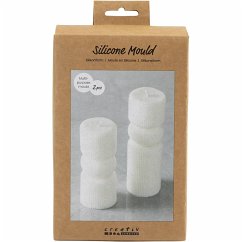 Creativ Company Silikonform, Gerippter Zylinder mit Bogen, H 11+14 cm, D 4+4 cm, 125+165 g, 2 Stk Cover Creativ Company Silikonform, Gerippter Zylinder mit Bogen, H 11+14 cm, D 4+4 cm, 125+165 g, 2 Stk