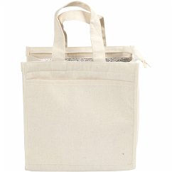 Cover Creativ Company Kühltasche, Größe 25x24x12 cm, 220 g, Hellnatur, 1 Stk