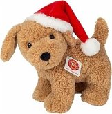Teddy Hermann 946144 - Hund mit Weihnachtsmütze, 20 cm, Plüschtier Teddy Hermann 946144 - Hund mit Weihnachtsmütze, 20 cm, Plüschtier