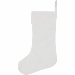 Cover Creativ Company Weihnachtsstrumpf, H 40 cm, B 26 cm, 210 g, Weiß, 1 Stk