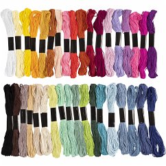 Cover Creativ Company Stickgarn, Dicke 1 mm, 42 Bündel, sortierte Farben