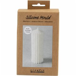 Creativ Company Silikonform, Gerippter Zylinder, H 12 cm, D 4 cm, 150 g, 1 Stk Cover Creativ Company Silikonform, Gerippter Zylinder, H 12 cm, D 4 cm, 150 g, 1 Stk