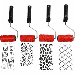 Cover Creativ Company Musterwalzen, B 10 cm, 4er Set