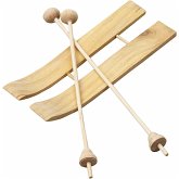 Creativ Company Ski mit Stöcken, Größe 11x3,8 cm, 3 Paar Creativ Company Ski mit Stöcken, Größe 11x3,8 cm, 3 Paar