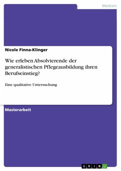 Cover Wie erleben Absolvierende der generalistischen Pflegeausbildung ihren Berufseinstieg? (eBook, PDF)