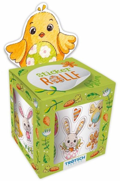 Trötsch Stickerrolle Ostern Trötsch Stickerrolle Ostern