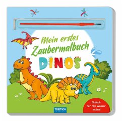 Cover Trötsch Malbuch mit Pinsel Mein erstes Zaubermalbuch Dinos