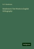 Henderson's Test Words in English Orthography Henderson's Test Words in English Orthography