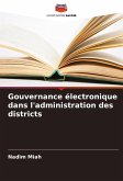 Gouvernance électronique dans l'administration des districts Gouvernance électronique dans l'administration des districts