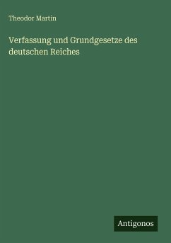 Cover Verfassung und Grundgesetze des deutschen Reiches