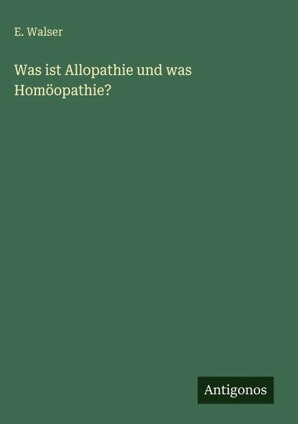 Was ist Allopathie und was Homöopathie? Was ist Allopathie und was Homöopathie?