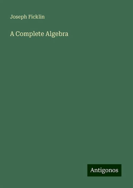A Complete Algebra