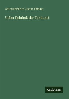 Cover Ueber Reinheit der Tonkunst