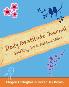 Cover Daily Gratitude Journal - Sparking Joy & Positive Vibes