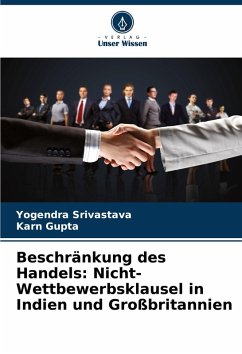 Cover Beschränkung des Handels: Nicht-Wettbewerbsklausel in Indien und Großbritannien