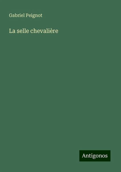 La selle chevalière