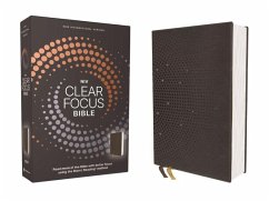 Cover Niv, Clear Focus Bible, Leathersoft, Charcoal Brown