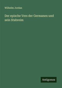 Cover Der epische Vers der Germanen und sein Stabreim