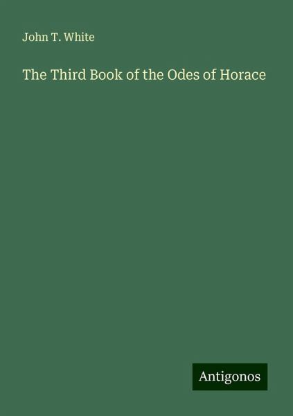 The Third Book of the Odes of Horace