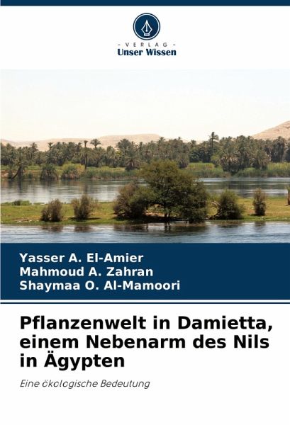 Pflanzenwelt in Damietta, einem Nebenarm des Nils in Ägypten