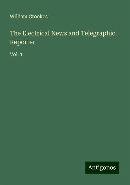 The Electrical News and Telegraphic Reporter