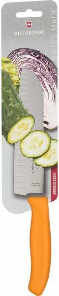 Victorinox Swiss Classic Santokumesser 17cm orange