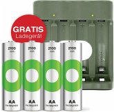 GP ReCyko 4-Port USB Ladegerät B441 inkl. 4xAA 2100mH Akkus GP ReCyko 4-Port USB Ladegerät B441 inkl. 4xAA 2100mH Akkus