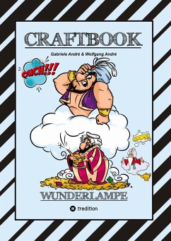 Cover CRAFTBOOK - 100 MAGISCHE MOTIVE AUS DEM MORGENLAND - ORIENT - DSCHINN - FLASCHENGEIST - FLIEGENDER TEPPICH - RÄTSEL