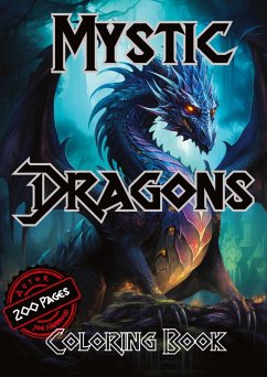 Cover Mystic Dragons Coloring Book