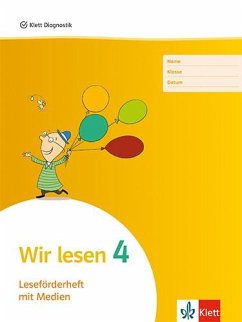 Cover Wir lesen 4. Leseförderheft mit Medien (5er Pack) Klasse 4