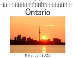 Cover Ontario - (Wandkalender 2025, Kalender DIN A4 quer, Monatskalender im Querformat mit Kalendarium, das perfekte Geschenk)