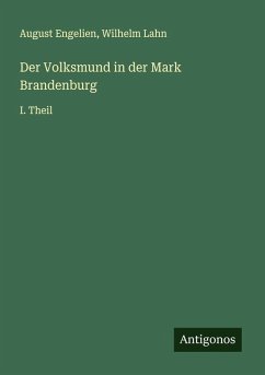 Cover Der Volksmund in der Mark Brandenburg