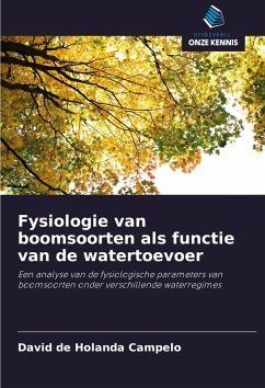 Fysiologie van boomsoorten als functie van de watertoevoer - de Holanda Campelo, David