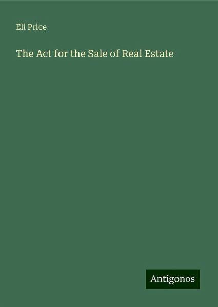 The Act for the Sale of Real Estate