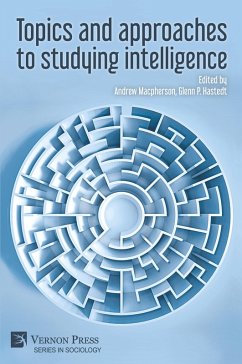 Cover Topics and approaches to studying intelligence