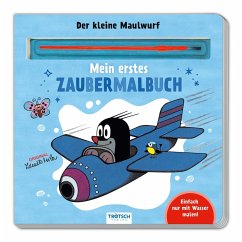 Cover Trötsch Der kleine Maulwurf Malbuch mit Pinsel Mein erstes Zaubermalbuch