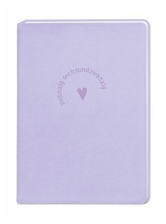 Cover Terminplaner Lederlook 2026 Lavender