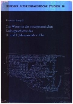 Cover Das Wetter in der mesopotamischen Kulturgeschichte des II. und I. Jahrtausends v. Chr.