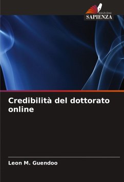 Credibilità del dottorato online - Guendoo, Leon M. Credibilità del dottorato online - Guendoo, Leon M.