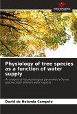 Physiology of tree species as a function of water supply