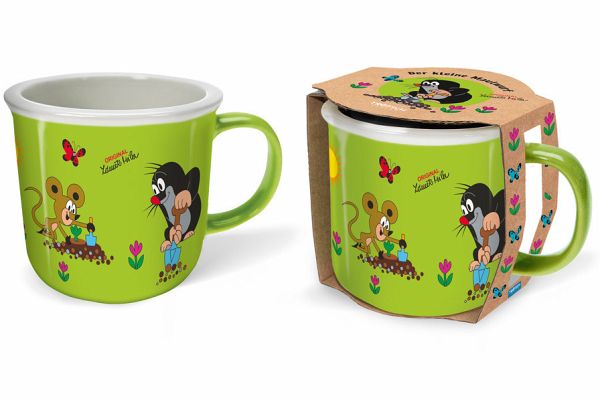 Trötsch Der kleine Maulwurf Tasse Porzellantasse Gartenfreunde Trötsch Der kleine Maulwurf Tasse Porzellantasse Gartenfreunde