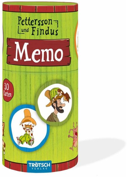 Trötsch Pettersson und Findus Memo Spiel Trötsch Pettersson und Findus Memo Spiel