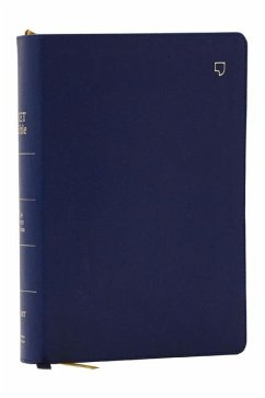 Cover Net Bible, Full Notes Edition (Net, Blue Leathersoft, Comfort Print, Thumb Indexed)