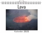 Vulkankrater - (Wandkalender 2025, Kalender DIN A4 quer, Monatskalender im Querformat mit Kalendarium, das perfekte Geschenk)